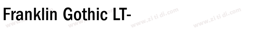 Franklin Gothic LT字体转换